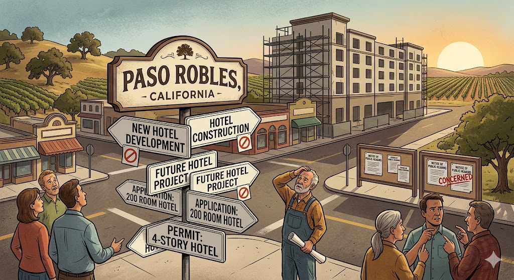 Some are concerned with new hotels in Paso Robles