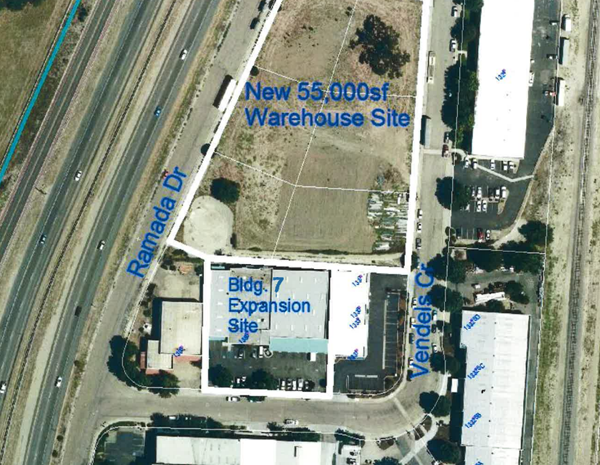 The expansion site.